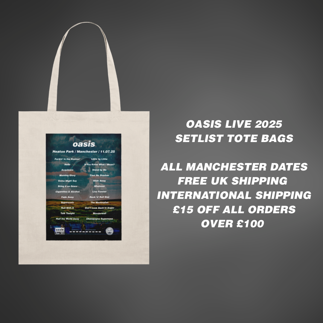 Oasis Manchester Setlist Tote Bag - All Dates