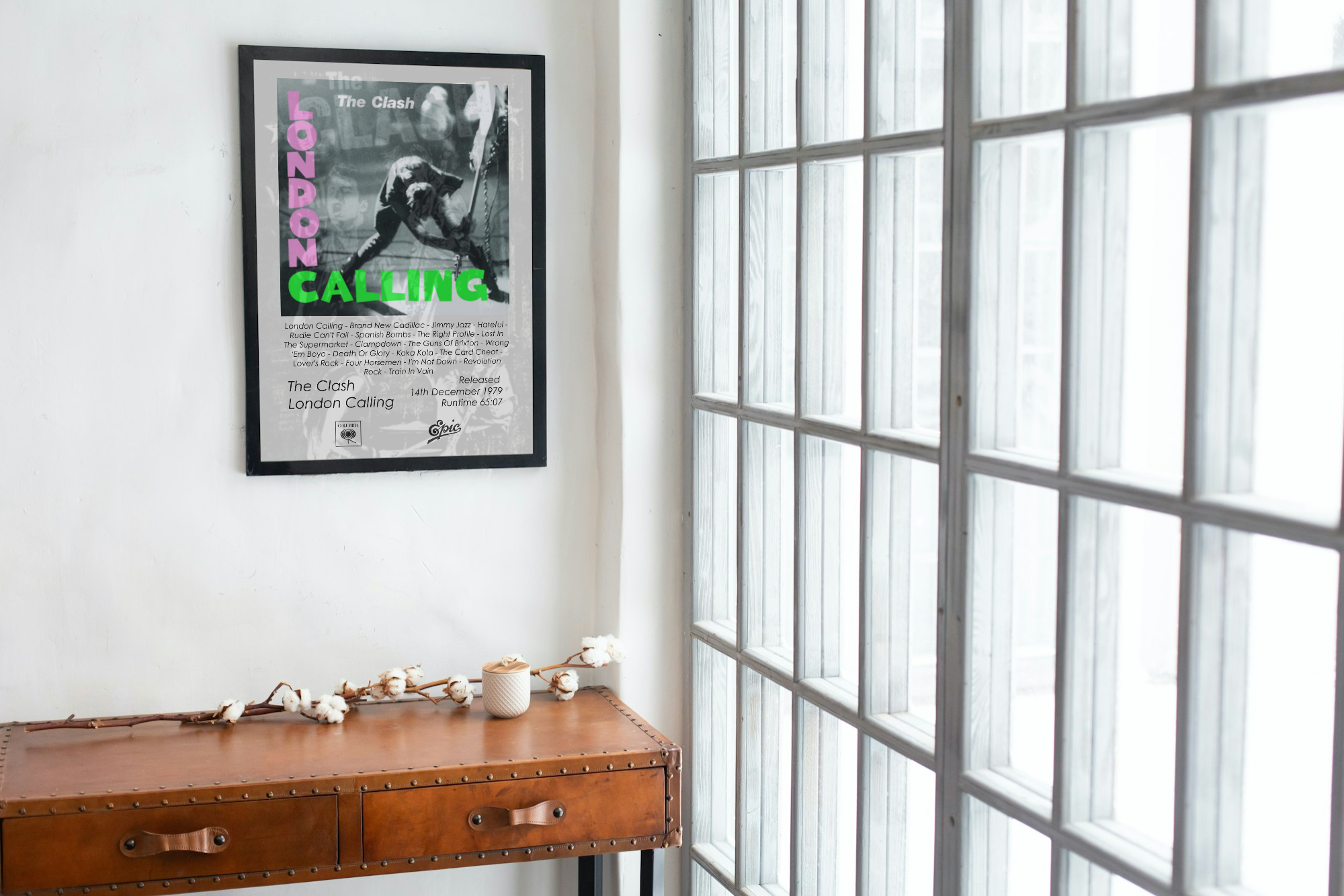 The Clash London Calling Album Print