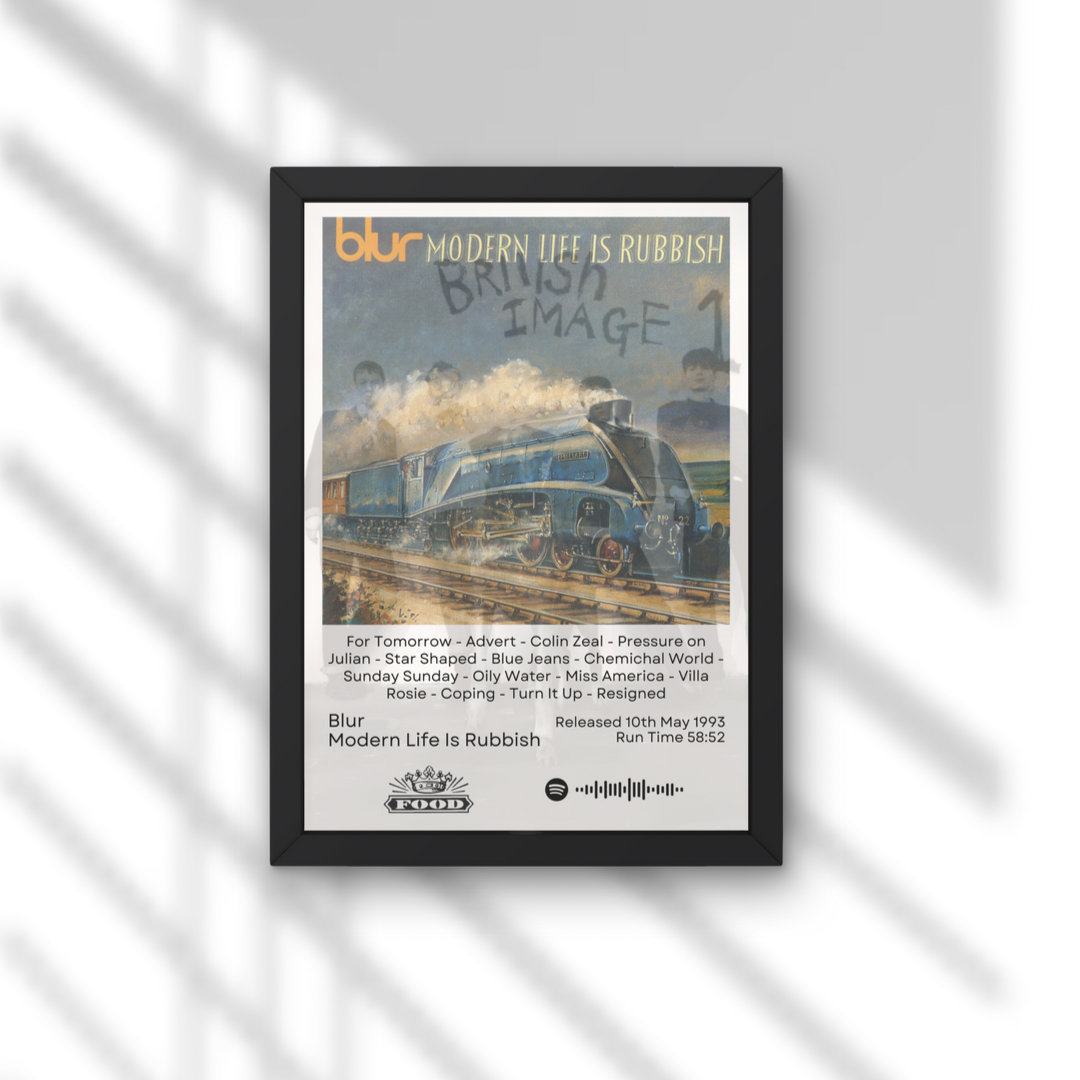 Blur Album Prints - ALL NINE AVAILABLE - A1 to A5 w/Frame Option