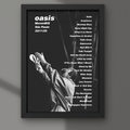 DIGITAL Oasis São Paulo Brazil 22/11/25 Setlist Print