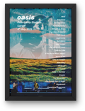 Oasis Cardiff DIGITAL Setlist Print - Both Dates