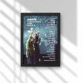Oasis Cardiff Setlist Print - Both Dates