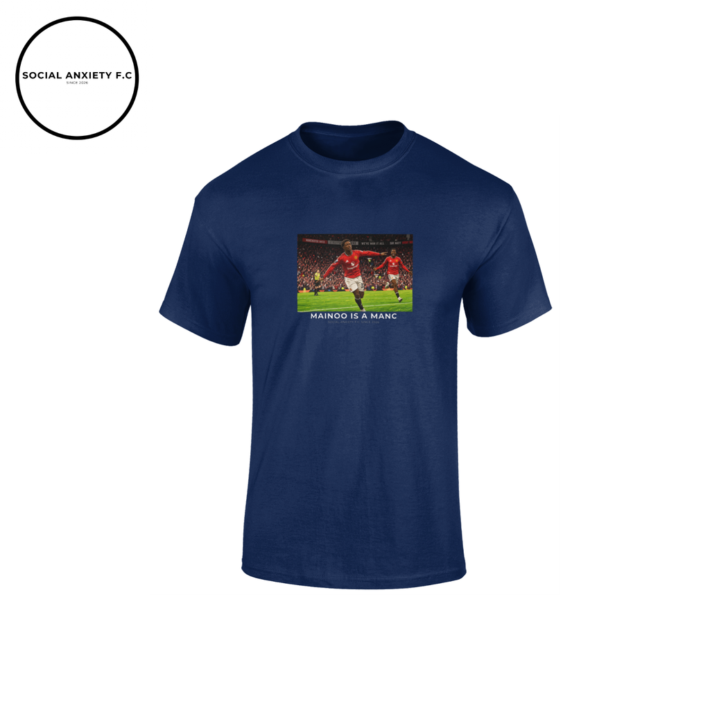 Mainoo is a Manc // T-Shirt by Social Anxiety F.C.