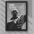 Oasis Sydney Setlist Print - Night Two 8th Nov