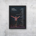 Coldplay Wembley 12/09/25 NIGHT TEN Setlist Poster - A1 to A5 w/frame Option