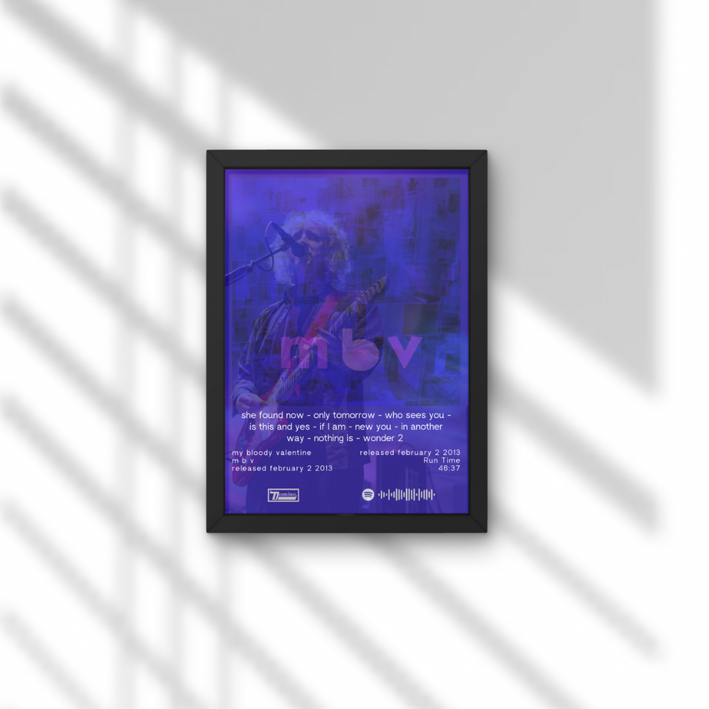 My Bloody Valentine ‘m b v’ Album Print