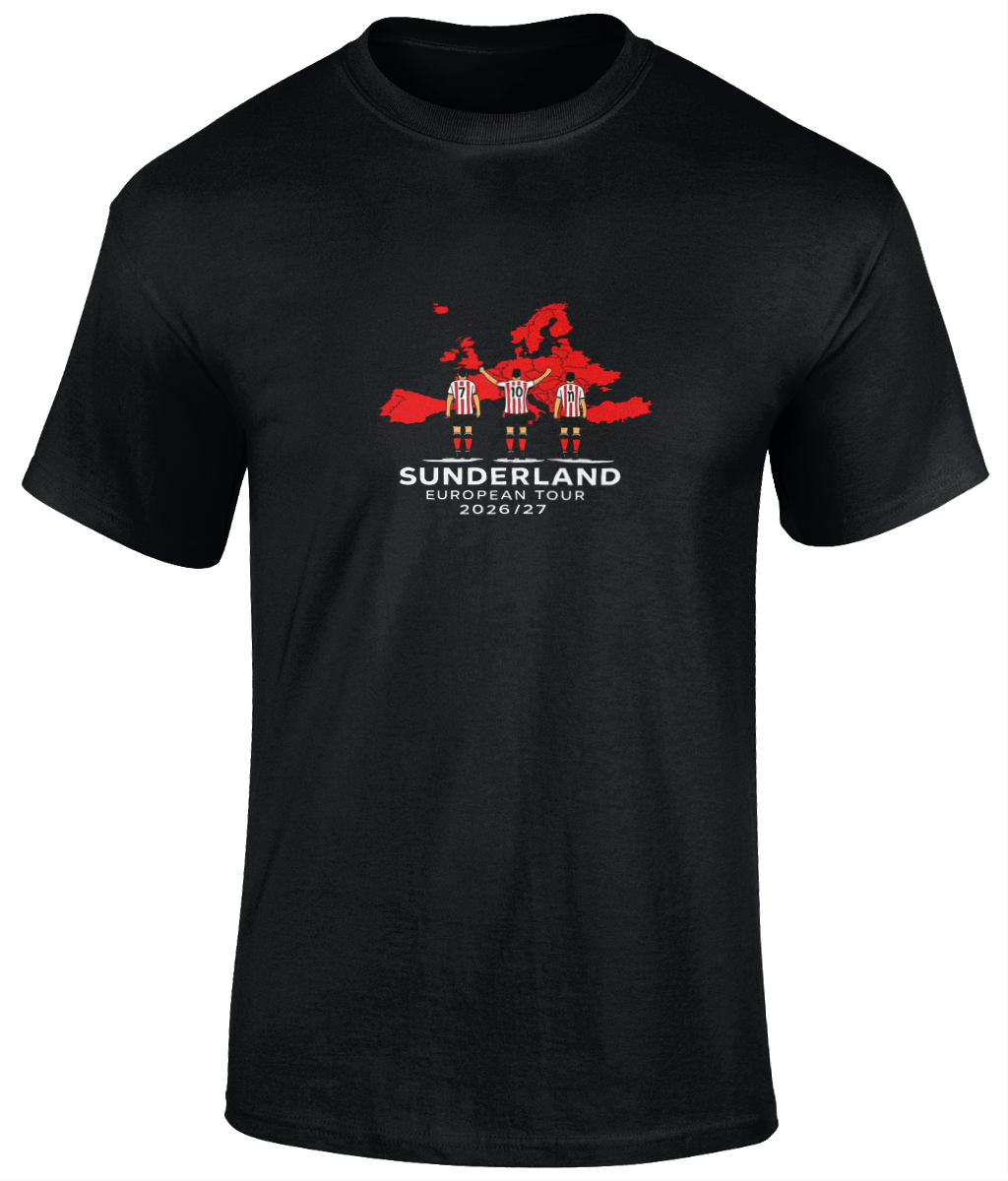 Sunderland European Tour // T-Shirt by Social Anxiety F.C.