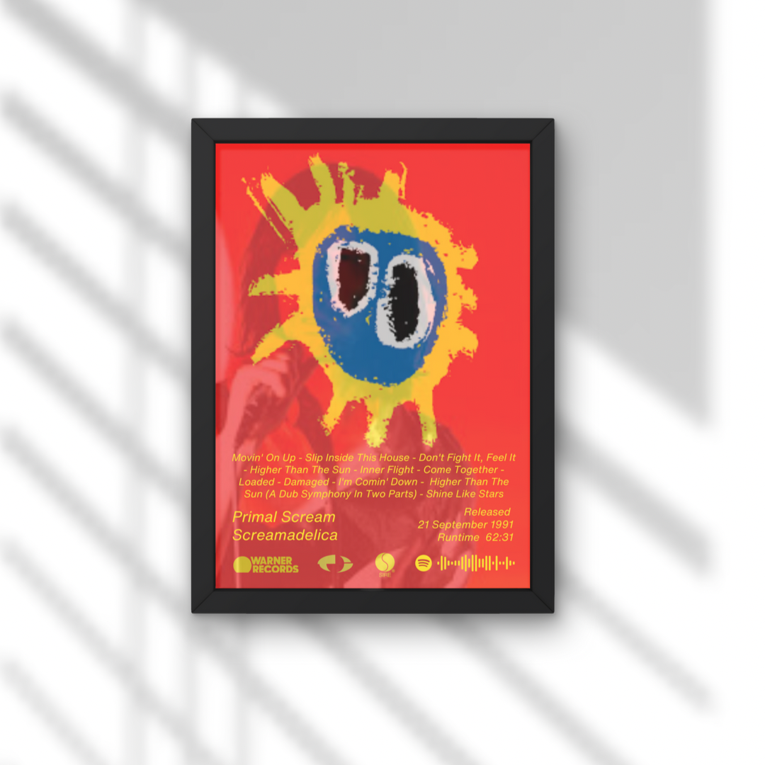 Primal Scream Screamadelica Album Print