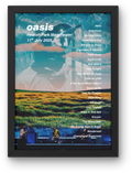 Oasis Manchester DIGITAL Setlist Print - All Dates