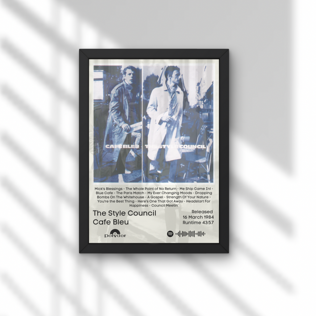 The Style Council Cafe Bleu Album Print