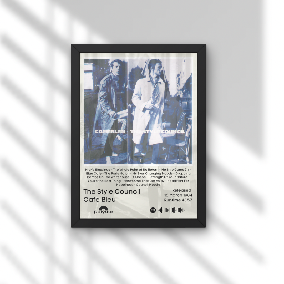 The Style Council Cafe Bleu Album Print