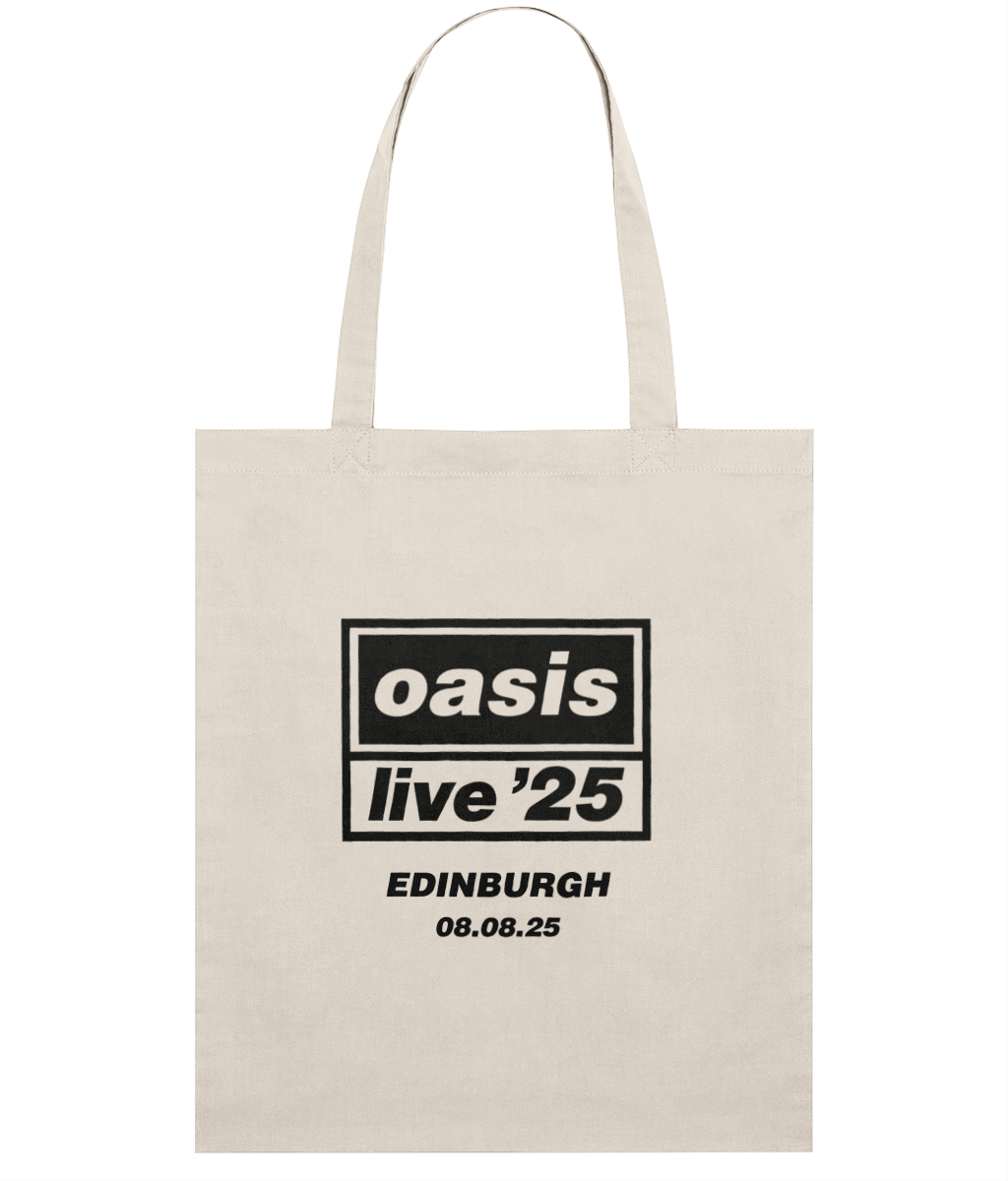 Oasis Live 25 EDINBURGH Tote Bag - ALL DATES