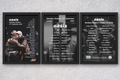 Oasis Wembley Setlist Print - All Dates