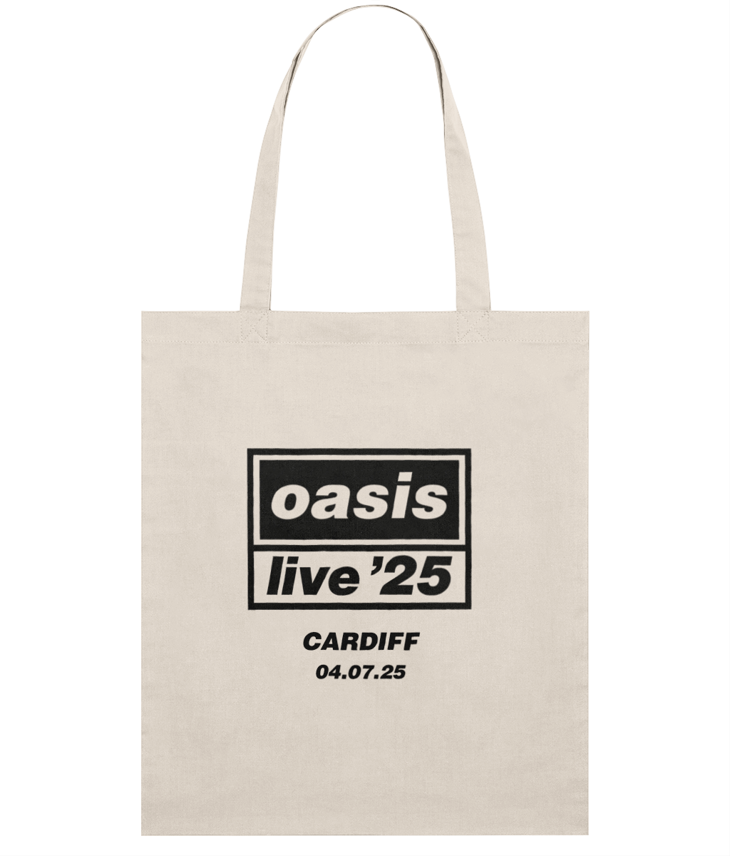 Oasis Live 25 CARDIFF Tote Bag - BOTH DATES