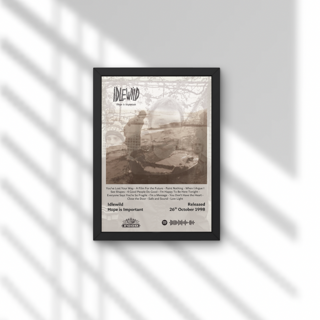 Idlewild Hope is Important Album Print