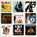 James Bond coaster sets various pack sizes! You Choose Film! 007 Connery Moore
