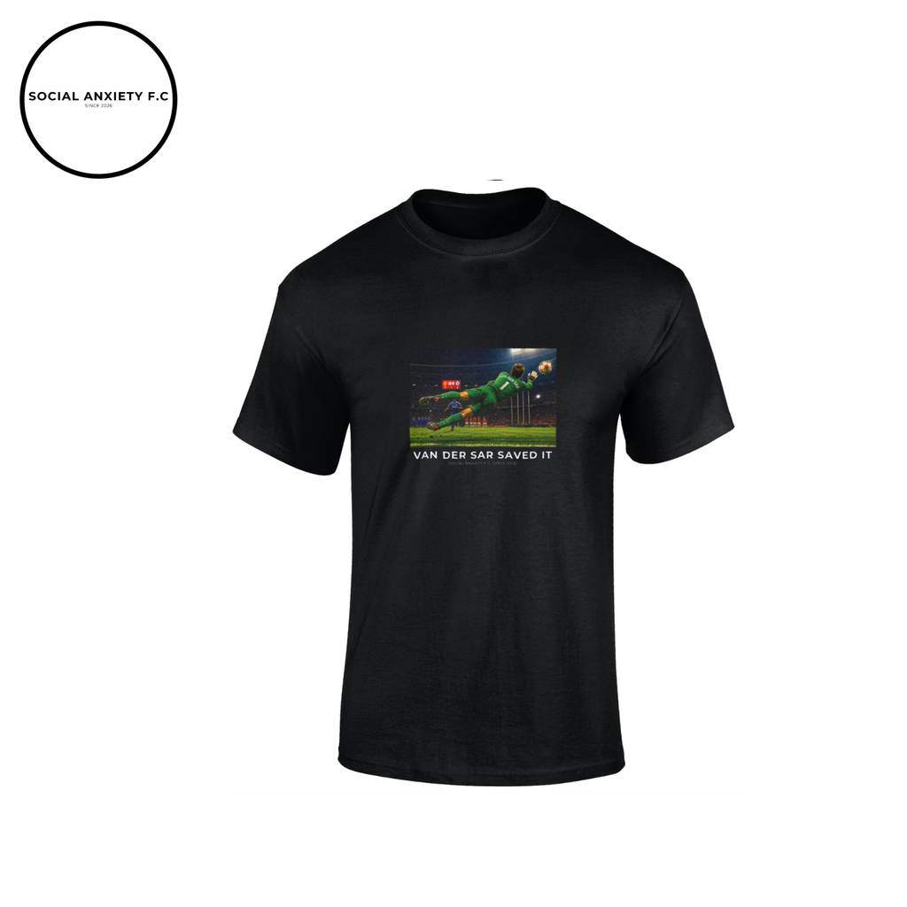 Van der Sar Saved it // T-Shirt by Social Anxiety F.C.