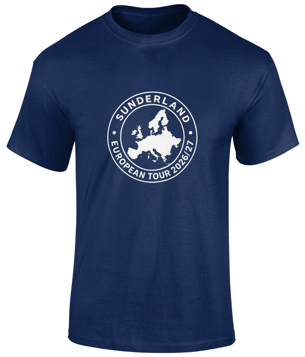 Sunderland European Tour // T-Shirt by Social Anxiety F.C.