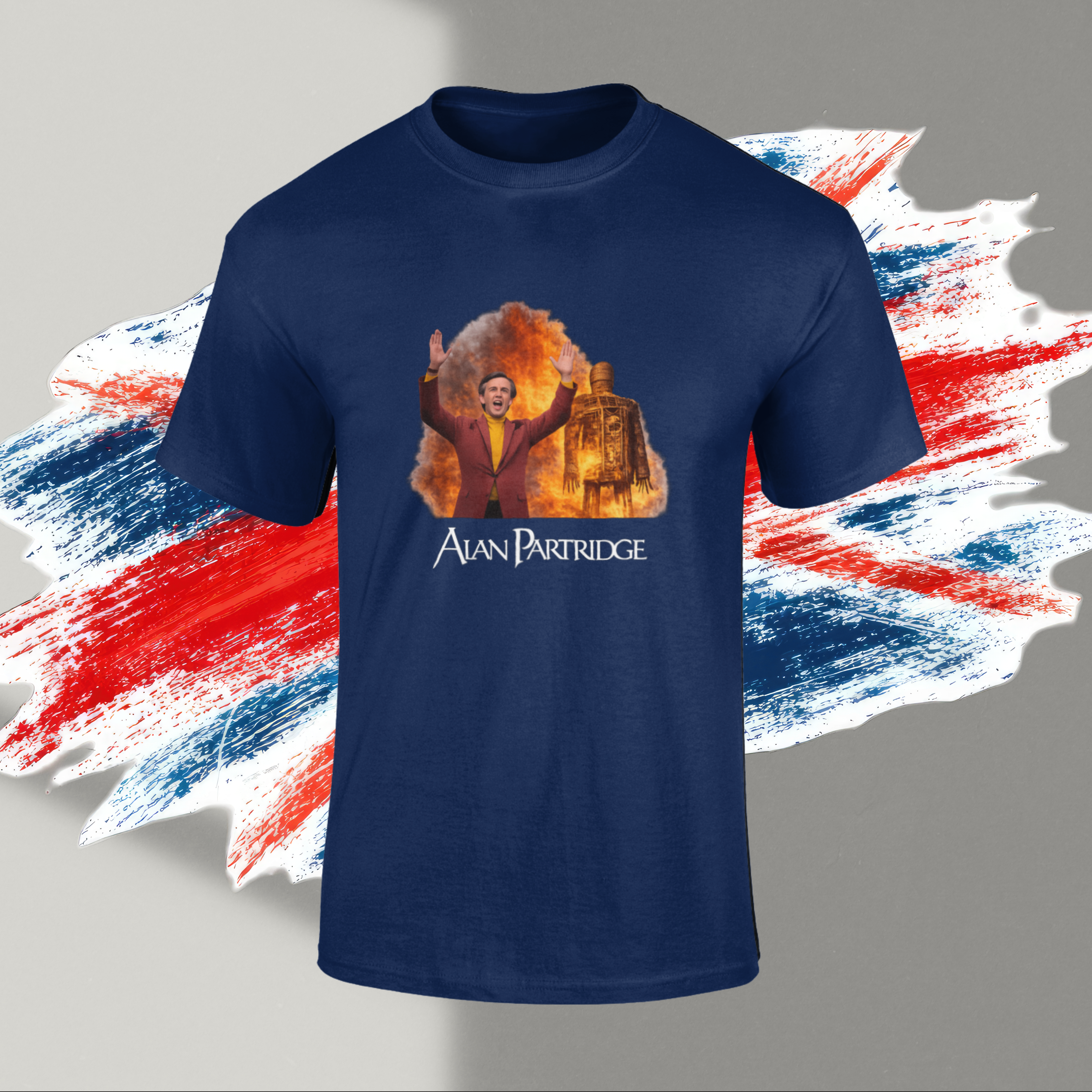 Alan Partridge Wicker Man Parody T Shirt