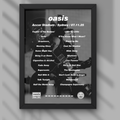 Oasis Sydney Setlist Print - Night One 7th Nov