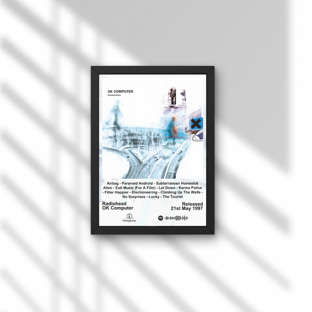 Radiohead OK Computer Album Print