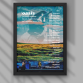 Oasis Seoul Setlist Prints