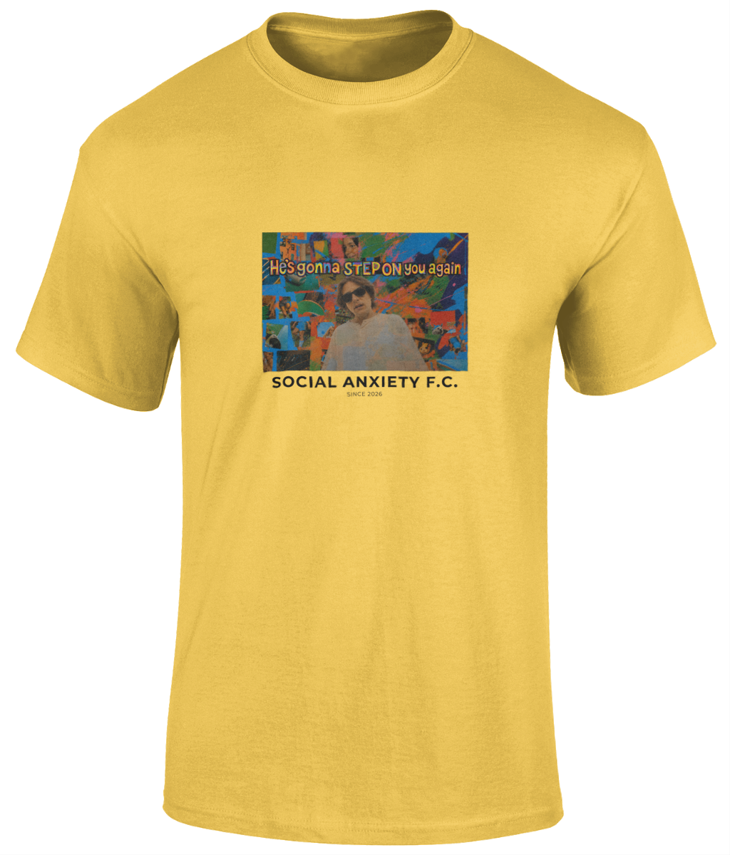 STEP ON HAPPY MONDAYS // T-Shirt by Social Anxiety F.C.