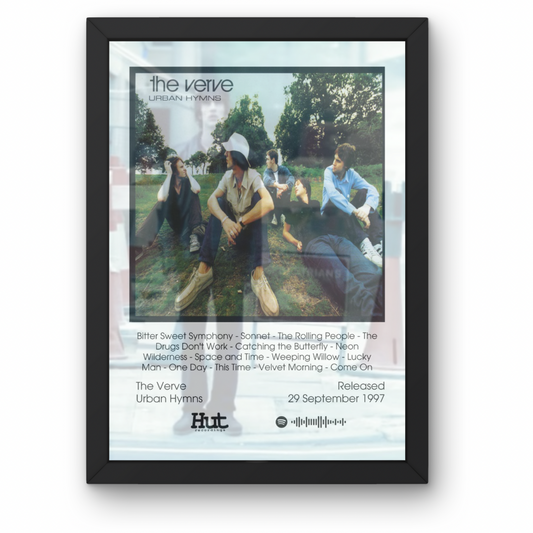 The Verve - Urban Hymns Album Poster A1-5 with Frame Option