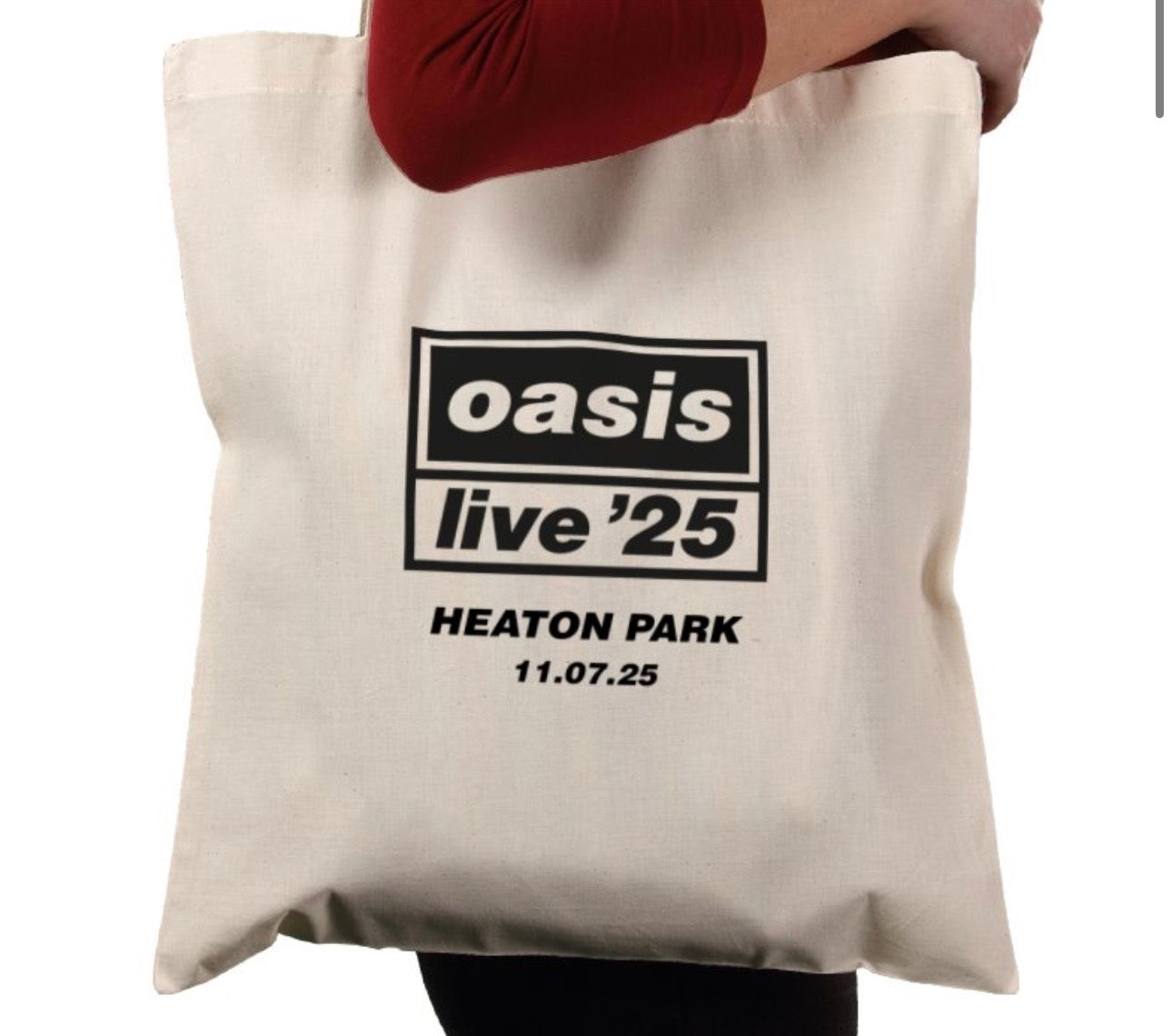 Oasis Live 25 MANCHESTER Tote Bag - ALL DATES