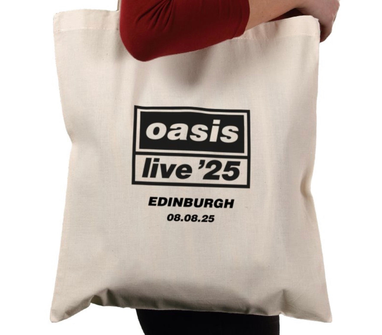 Oasis Edinburgh Tote Bag - All Dates