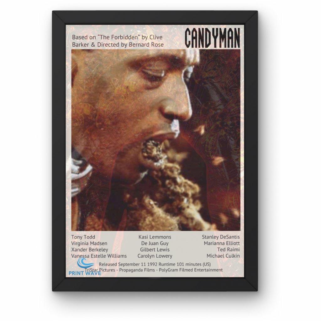 Horror Movie Posters A1-A5 with Frame Option - Texas Chainsaw - Halloween - Silence of the Lambs + Many More