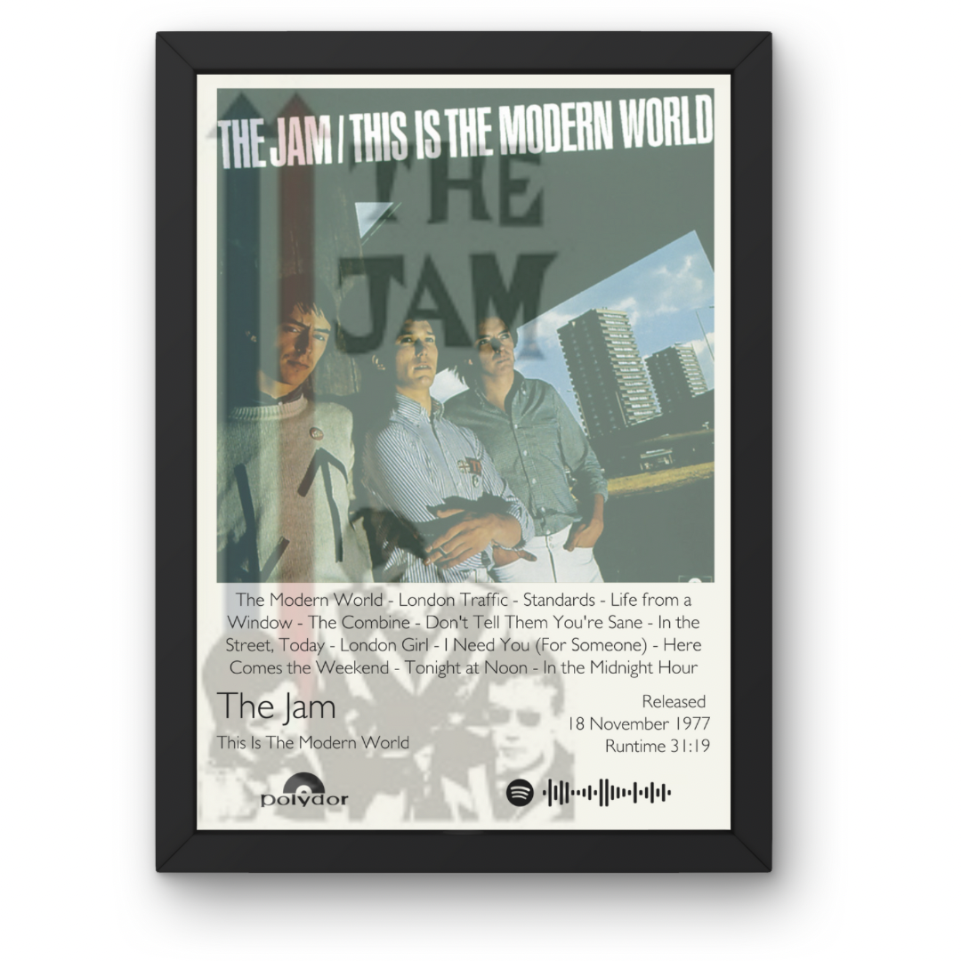 The Jam - Album posters - A1 to A5 Frame Option