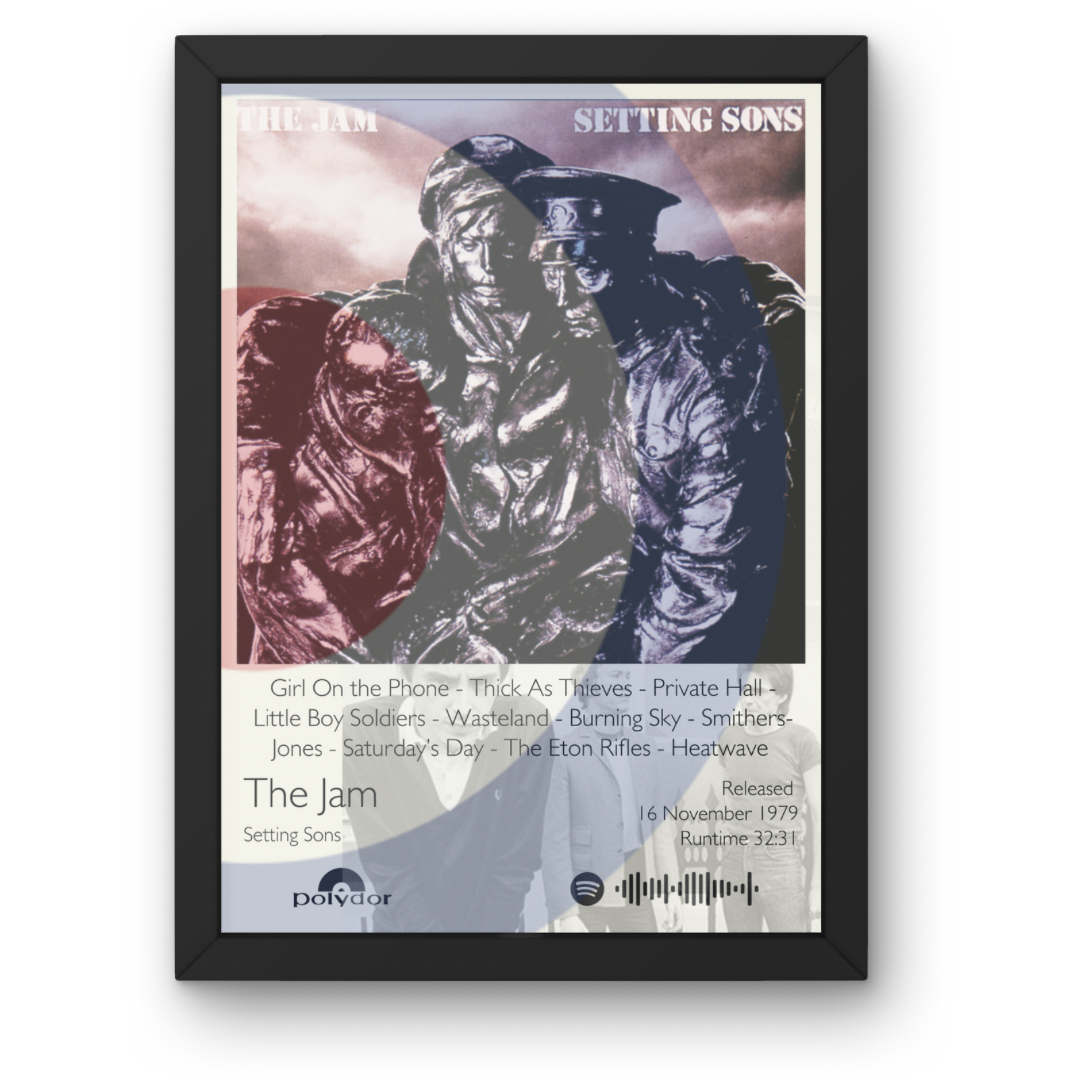 The Jam - Album posters - A1 to A5 Frame Option
