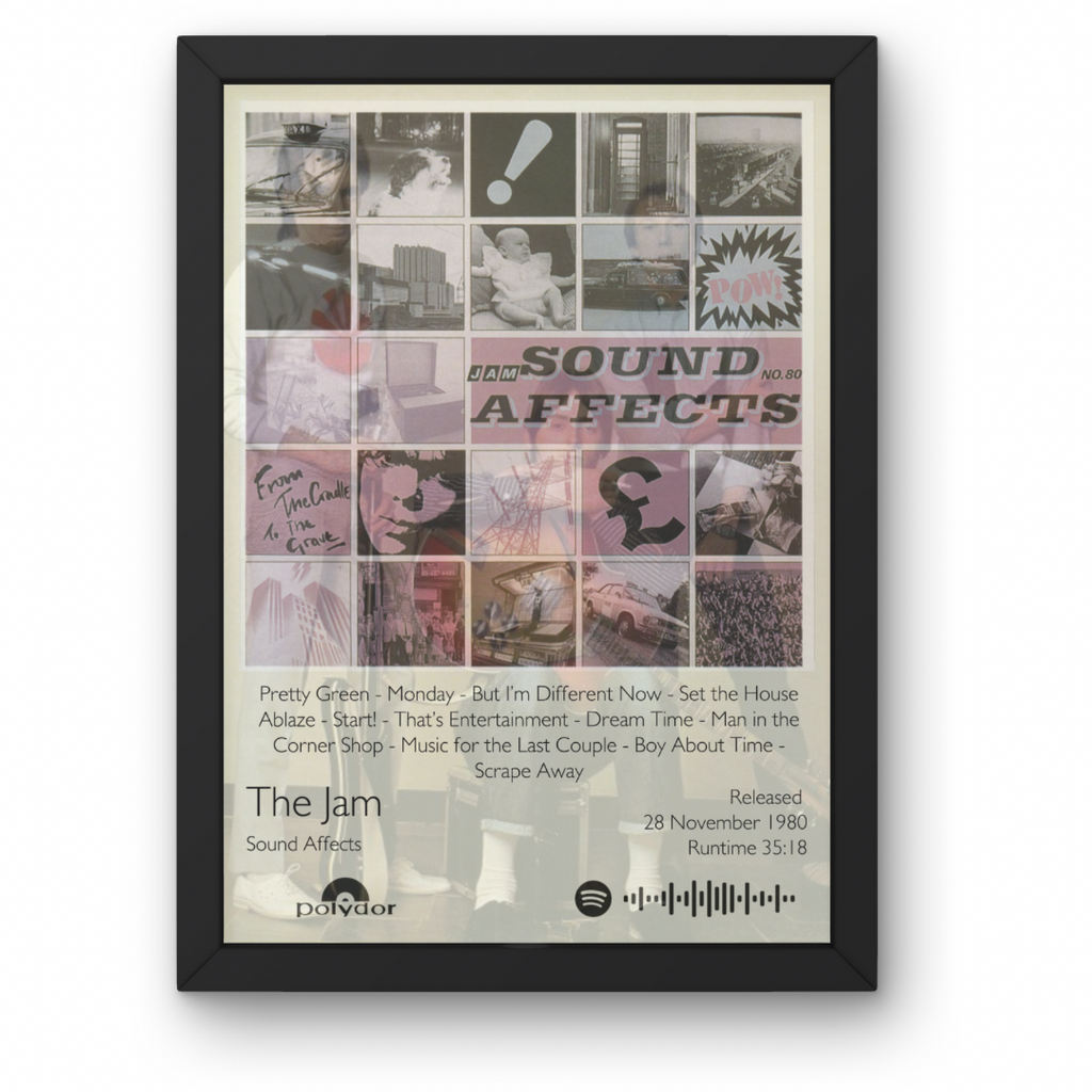 The Jam - Album posters - A1 to A5 Frame Option