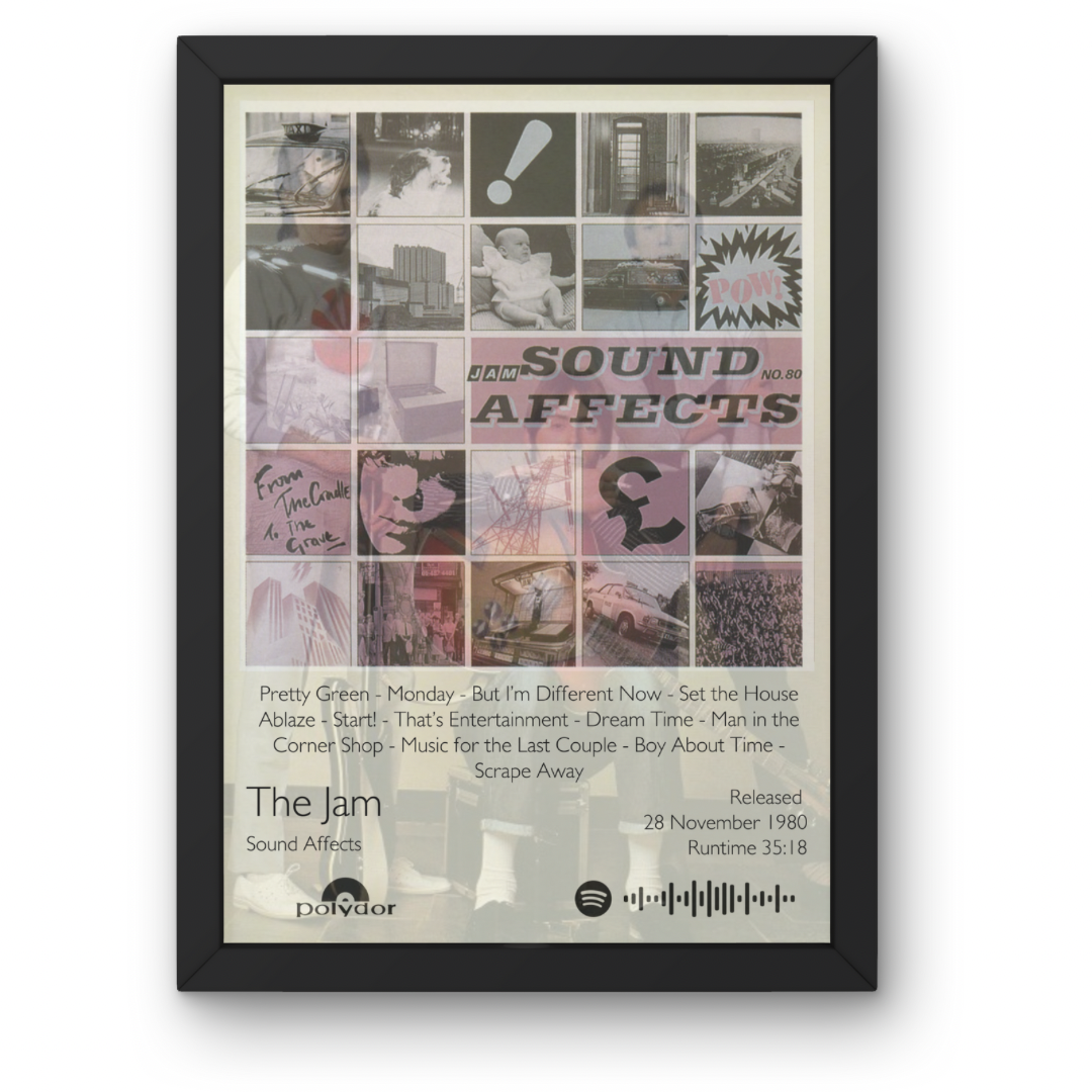 The Jam - Album posters - A1 to A5 Frame Option