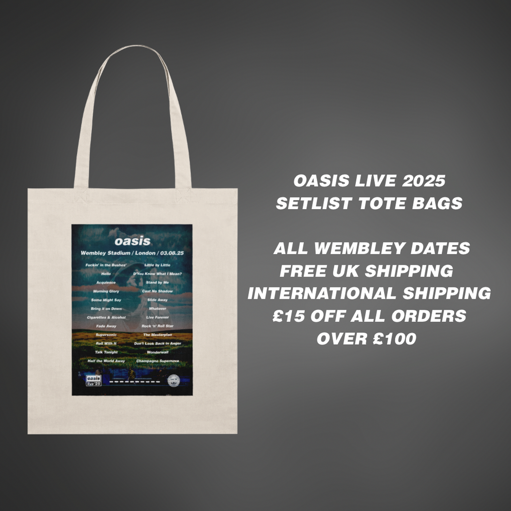 Oasis Wembley Setlist Tote Bag - All Dates