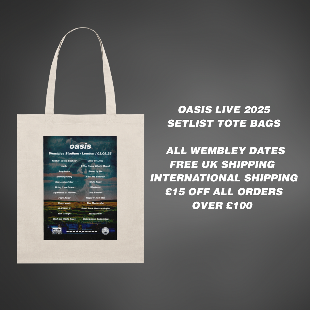 Oasis Wembley Setlist Tote Bag - All Dates
