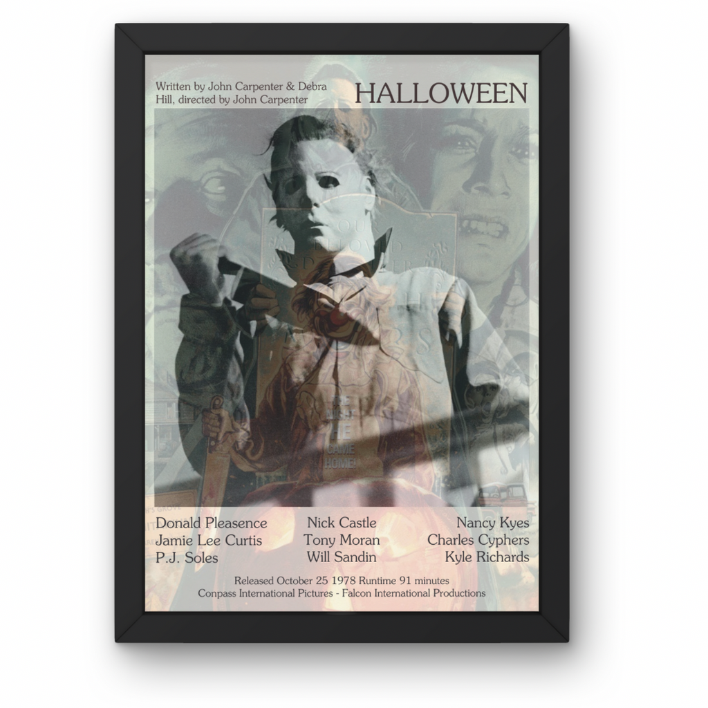 Horror Movie Posters A1-A5 with Frame Option - Texas Chainsaw - Halloween - Silence of the Lambs + Many More