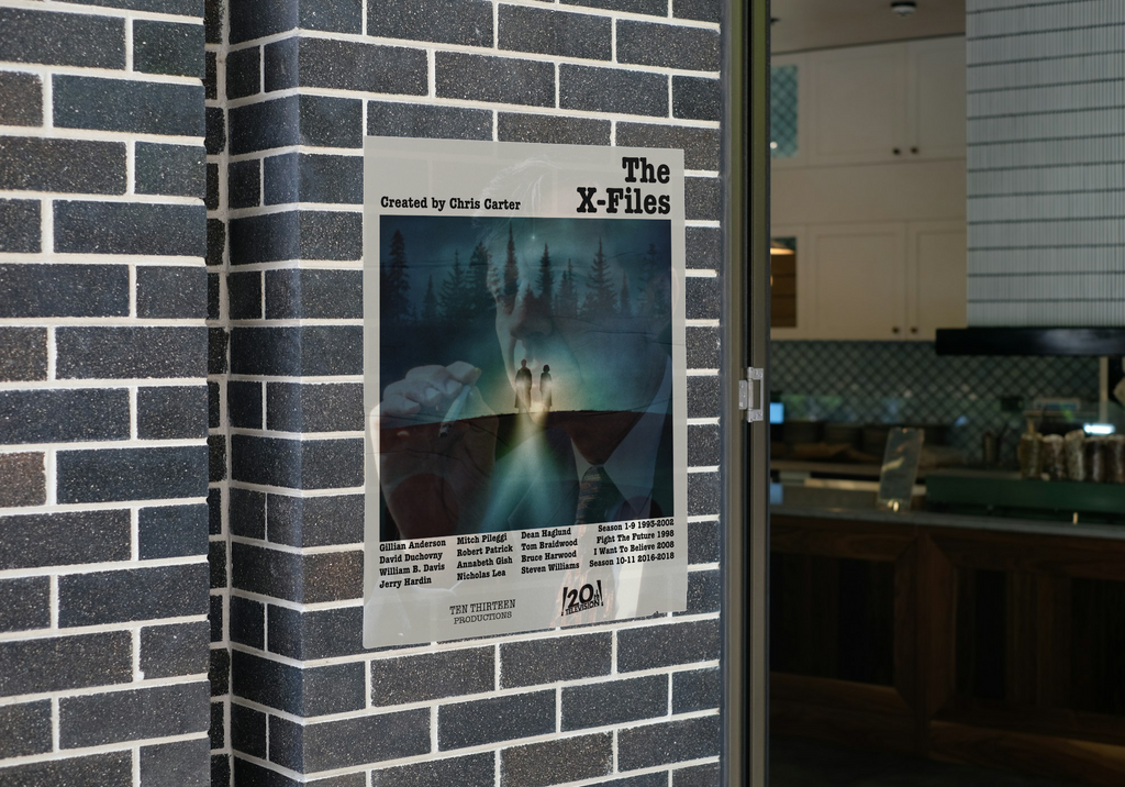 The X Files Poster A1-5 Frame Option Mulder Scully
