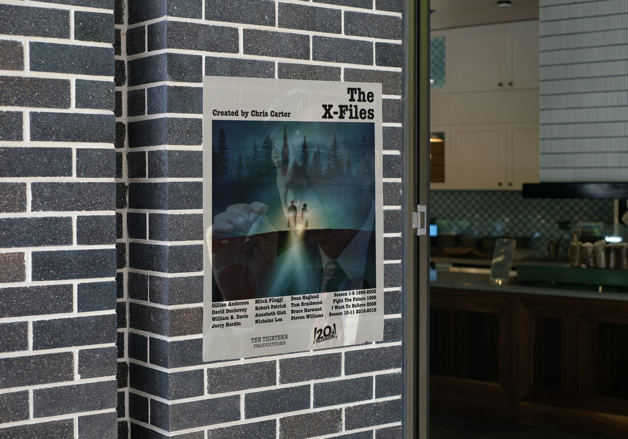 The X Files Poster A1-5 Frame Option Mulder Scully