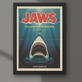 Jaws Movie Print