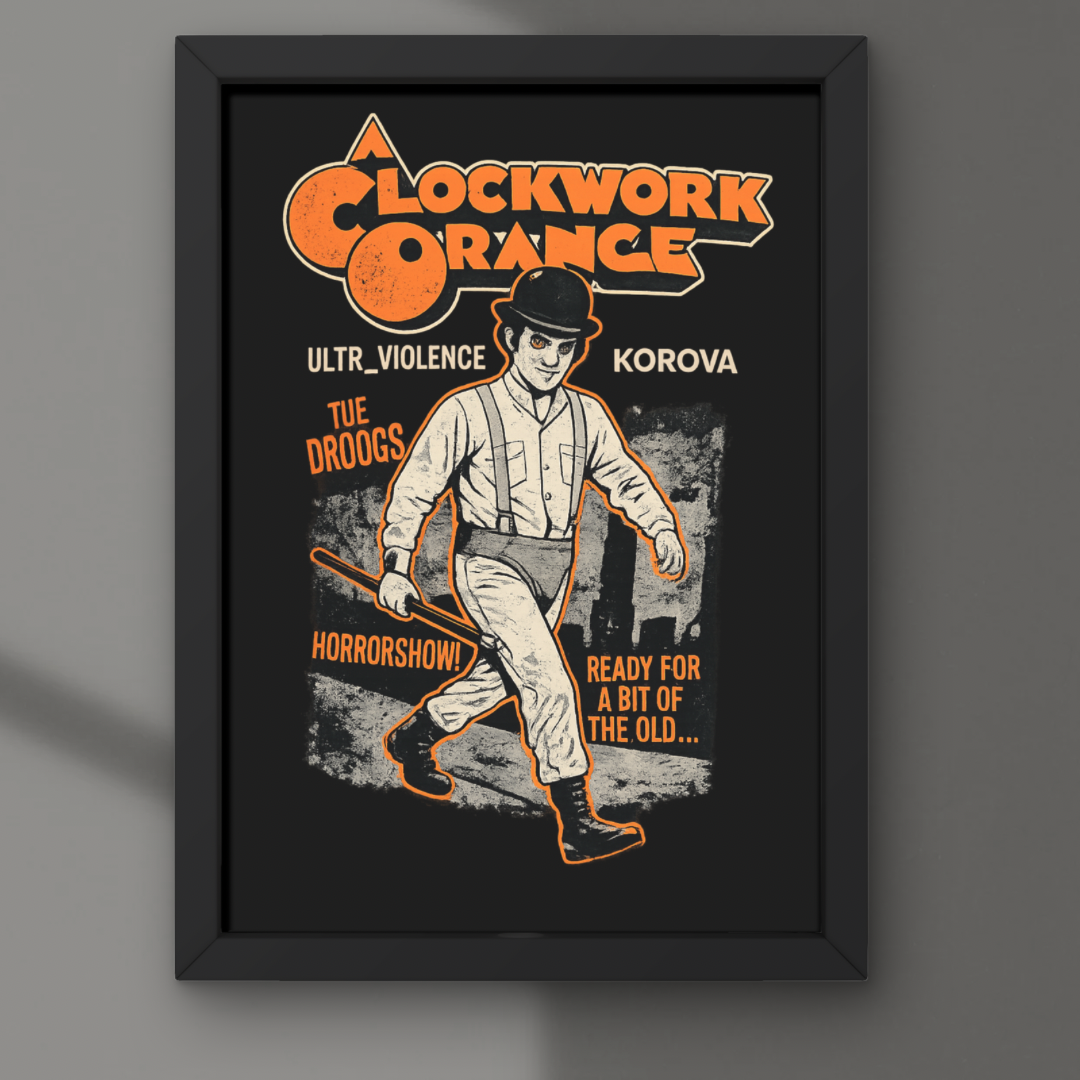 A Clockwork Orange Movie Print