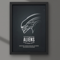 Aliens Movie Print