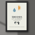 500 Days of Summer Movie Print